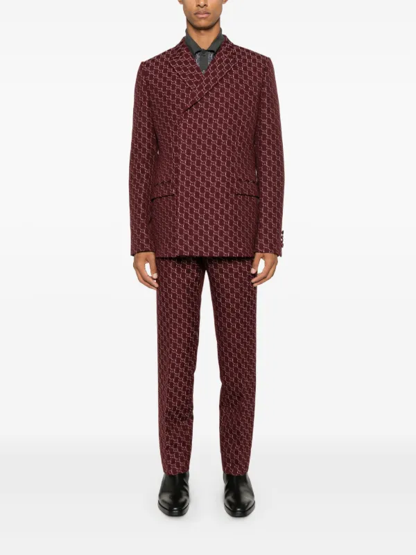 【関税&送料込】Gucci Gg Wool Trousers GG wool jacquard trousers in Beige Ready-to-wear | GUCCI® SI