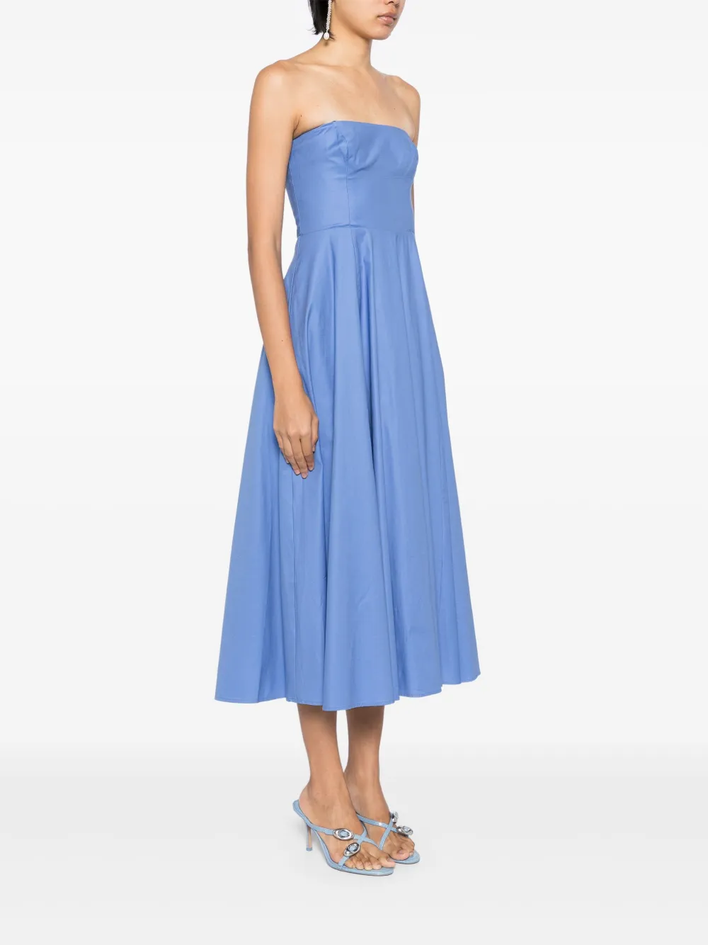 Reformation Astoria jurk Blauw