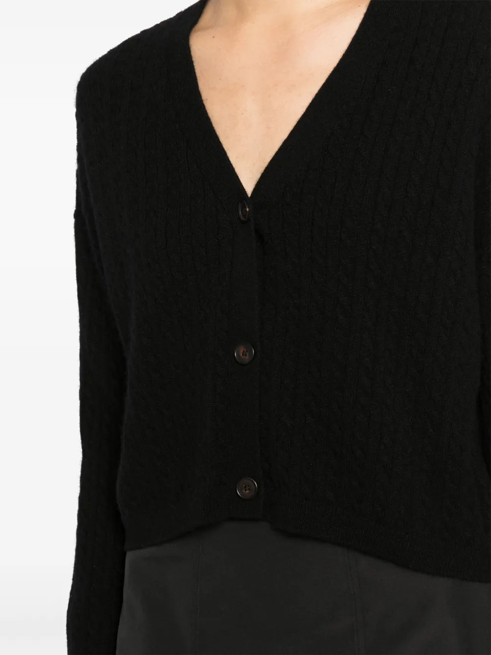 Reformation Giusta Cardigan In Black