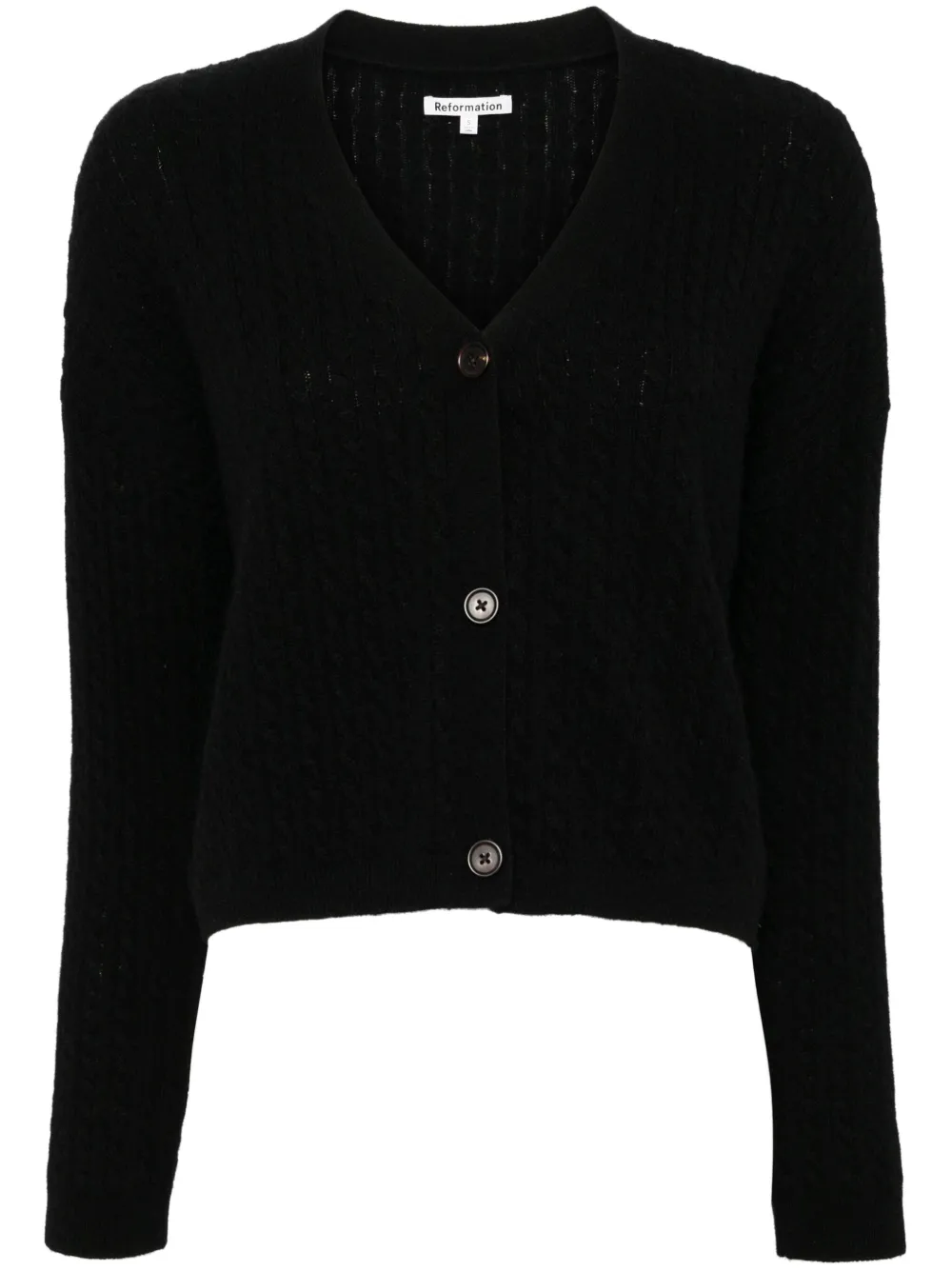 Reformation Cardigan Giusta - Nero