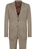 Boggi Milano virgin-wool suit - Neutrals