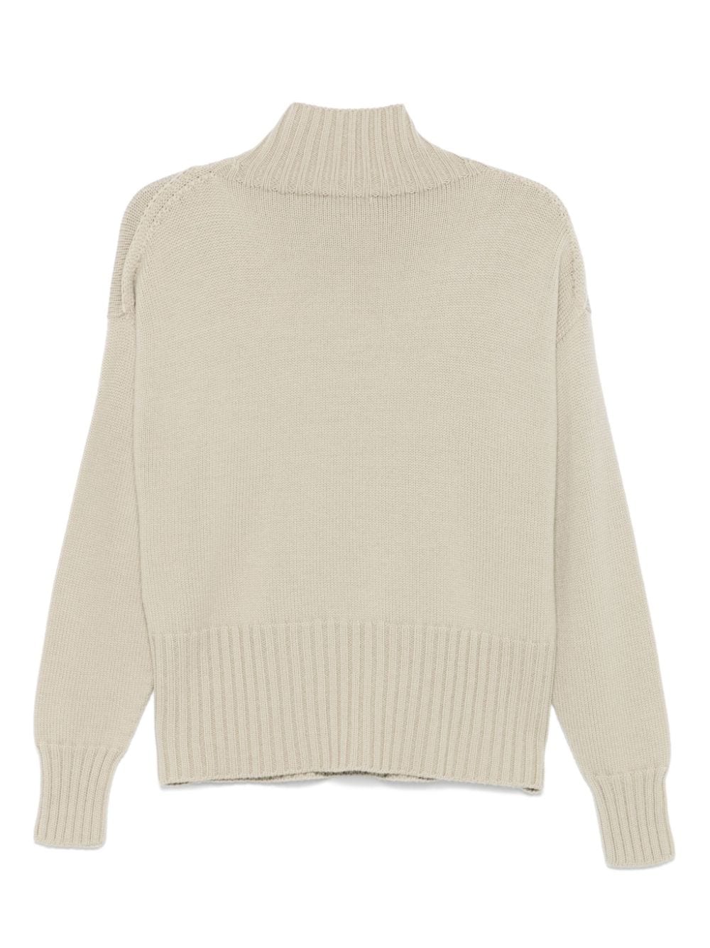 Shop Drumohr Merino-wool Sweater In Neutrals