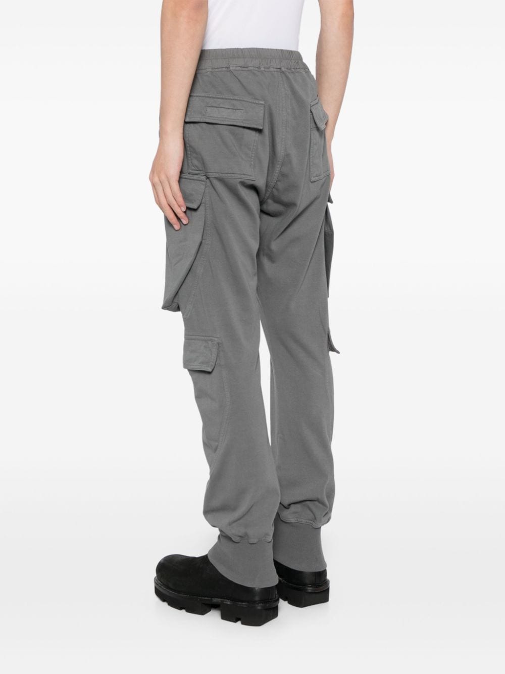 Shop Rick Owens Drkshdw Drawstring Fastening Waist Pants In Grey