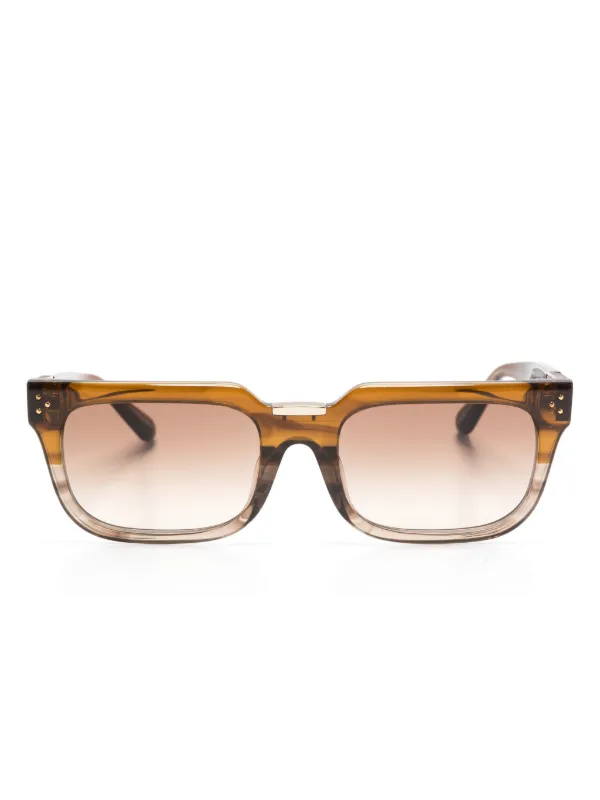 Linda Farrow Yoan Sunglasses in Brown