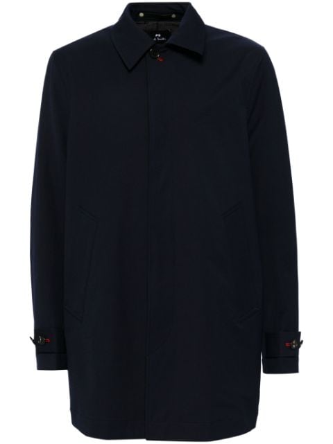 PS Paul Smith cotton-blend single-breasted coat