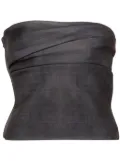 Philosophy Di Lorenzo Serafini pleated top - Grey