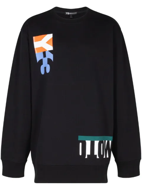 Y-3 M-cut graphic sweatshirt