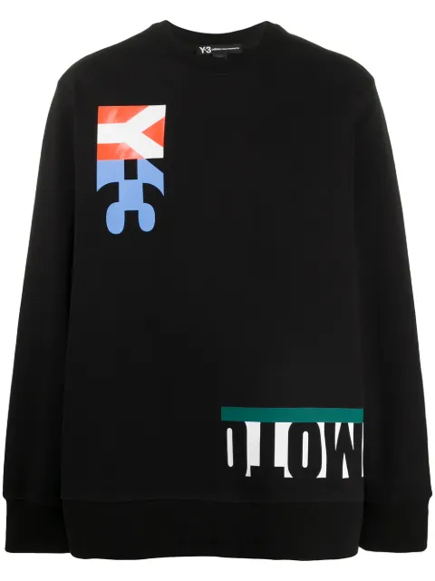 Y-3 M-cut graphic sweatshirt 