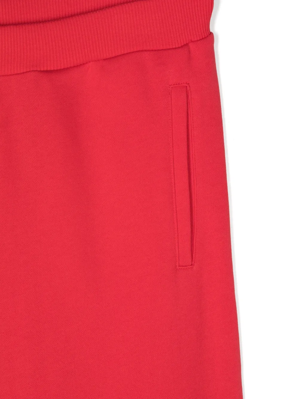 BALMAIN LOGO-PRINT COTTON TRACK PANTS