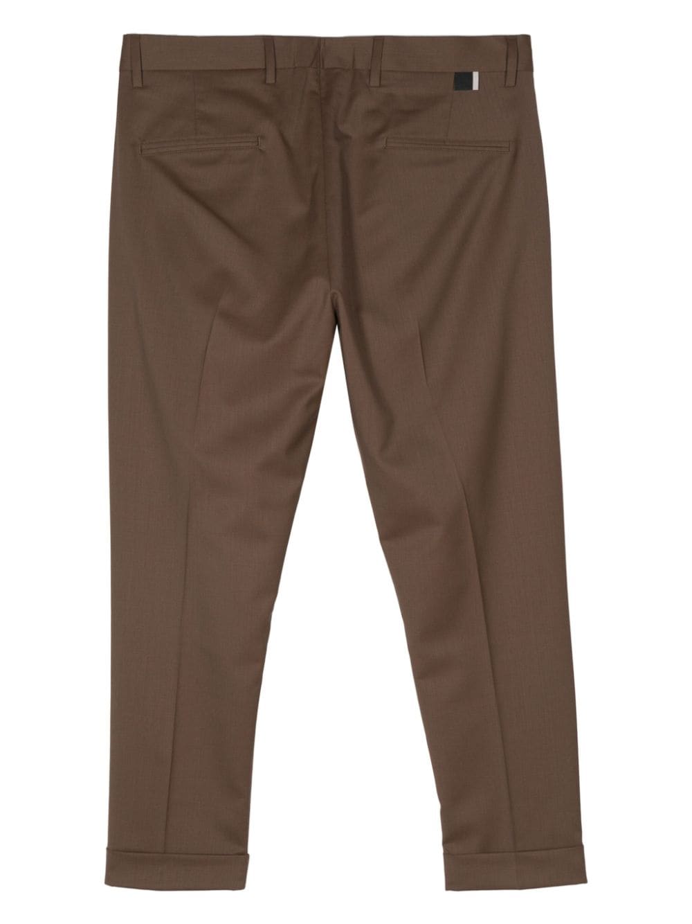 Shop Low Brand Cooper Trousers In Brown