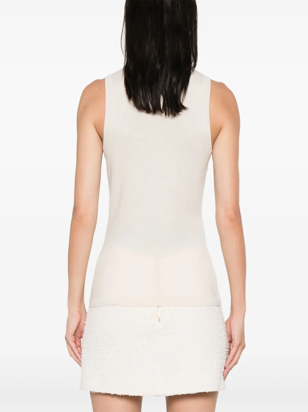 ALLUDE ROLL-NECK TOP