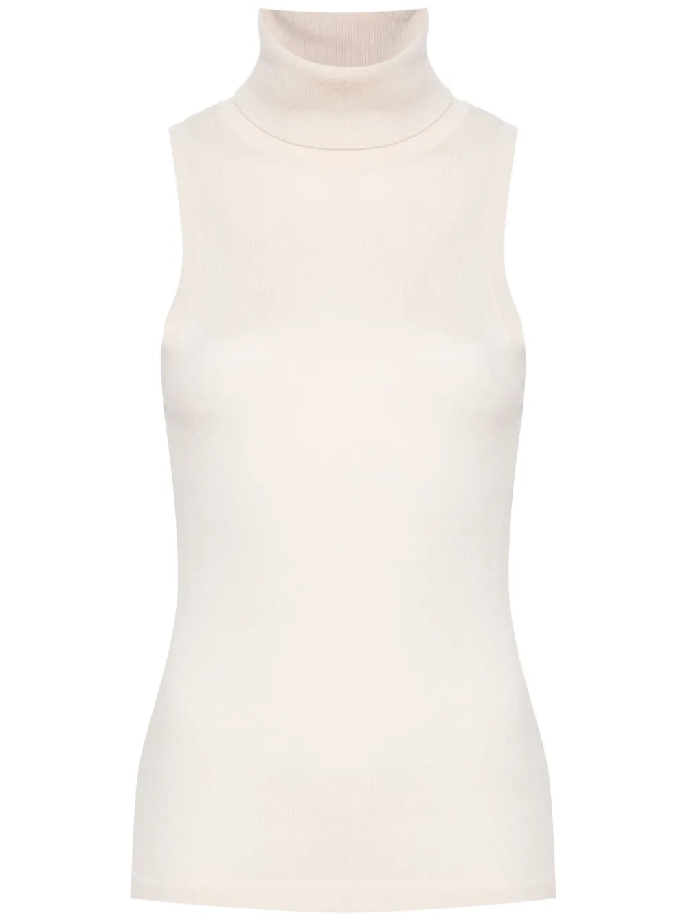 ALLUDE ROLL-NECK TOP