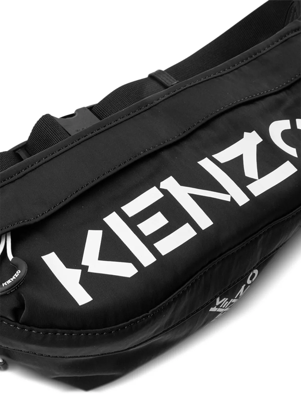 Kenzo Sport Logo print Belt Bag Black FARFETCH UK