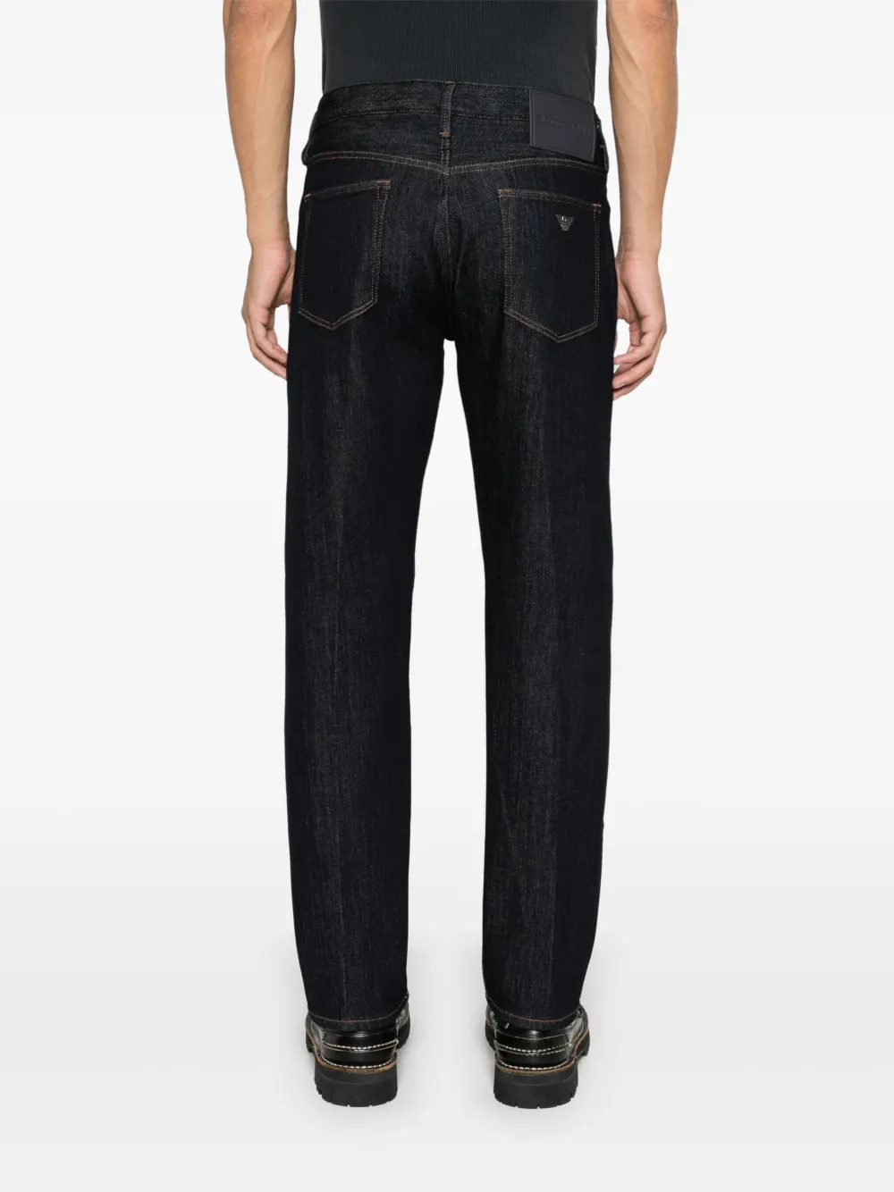 Emporio Armani J75 slim-fit jeans Blauw