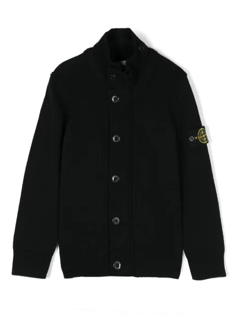 Stone Island Junior Compass-badge cardigan
