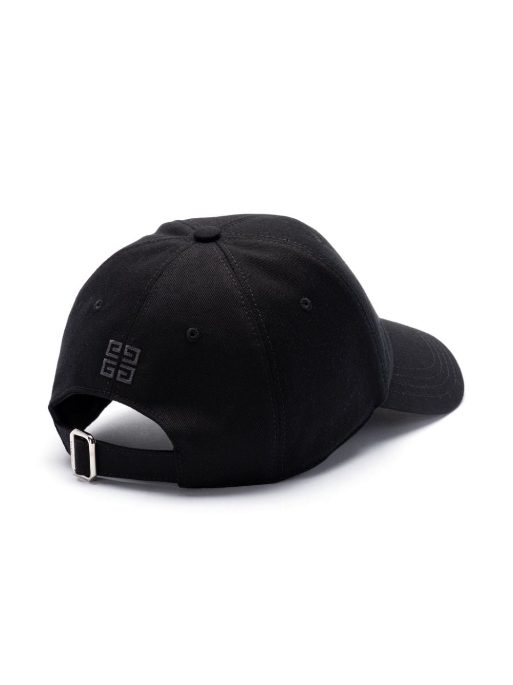 Givenchy logo-embroidered baseball cap - Zwart