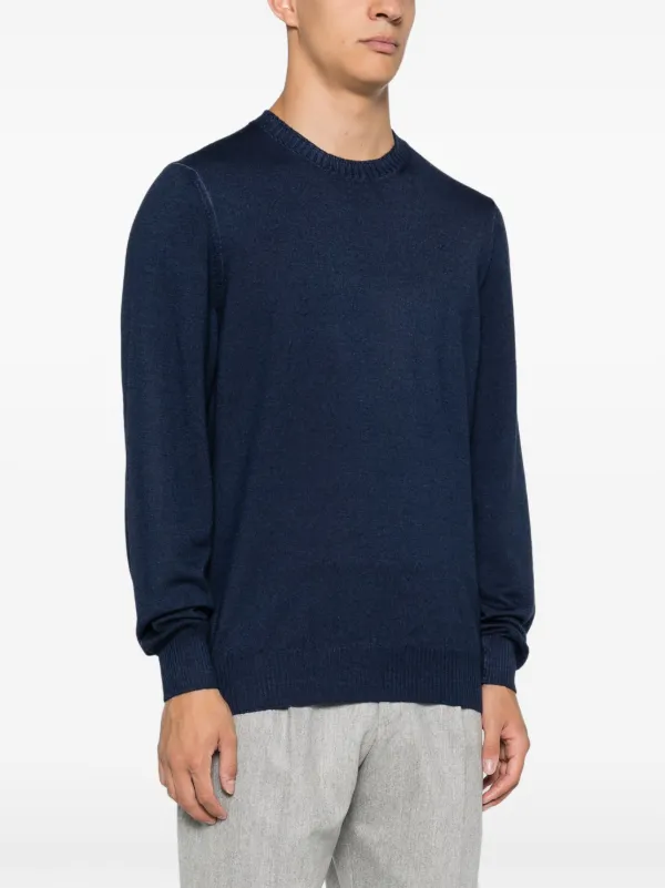 Fay ロゴ セーター | ブルー | FARFETCH JP