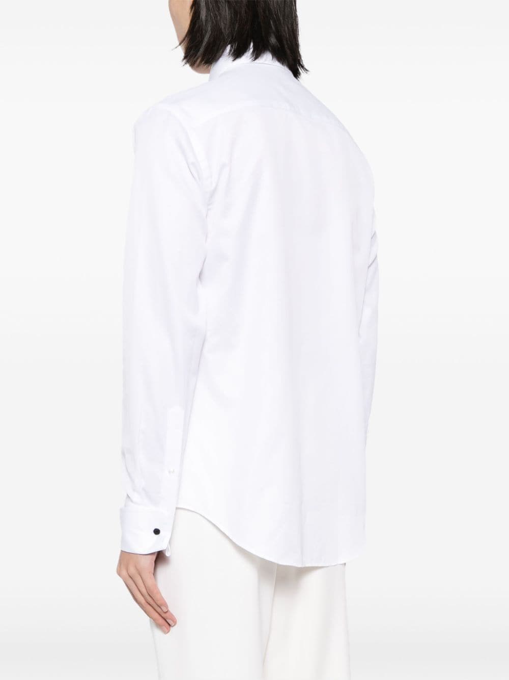 Shop Giorgio Armani Regular-fit Shirt In White