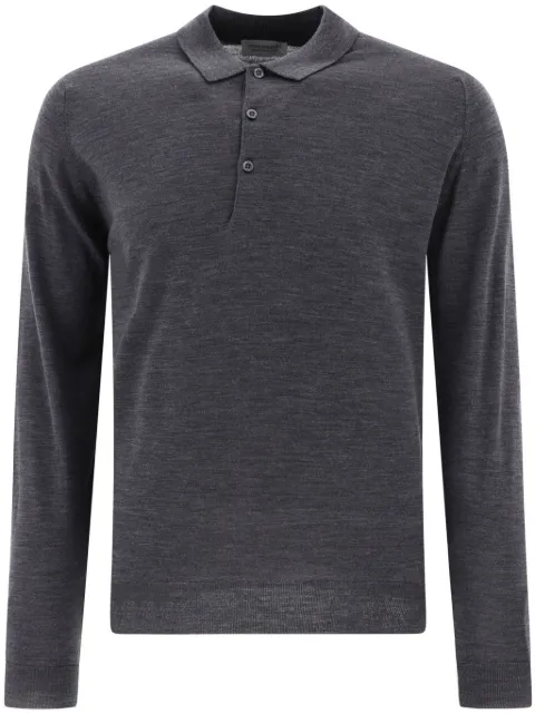 John Smedley merino wool polo shirt