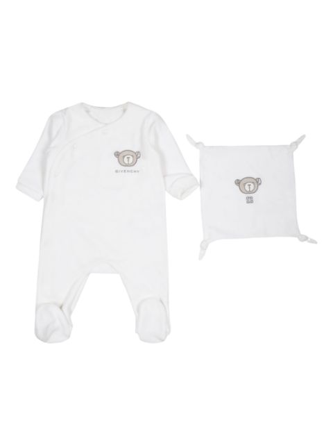 Givenchy Kids velvet pyjama set