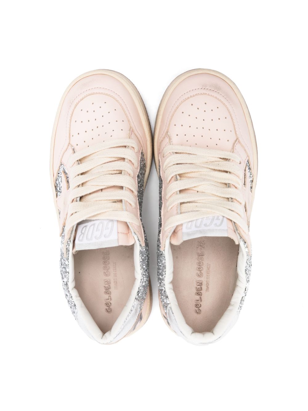 Golden Goose Kids Ball Star sneakers Roze