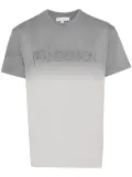 JW Anderson logo-embroidered gradient T-shirt - Grey