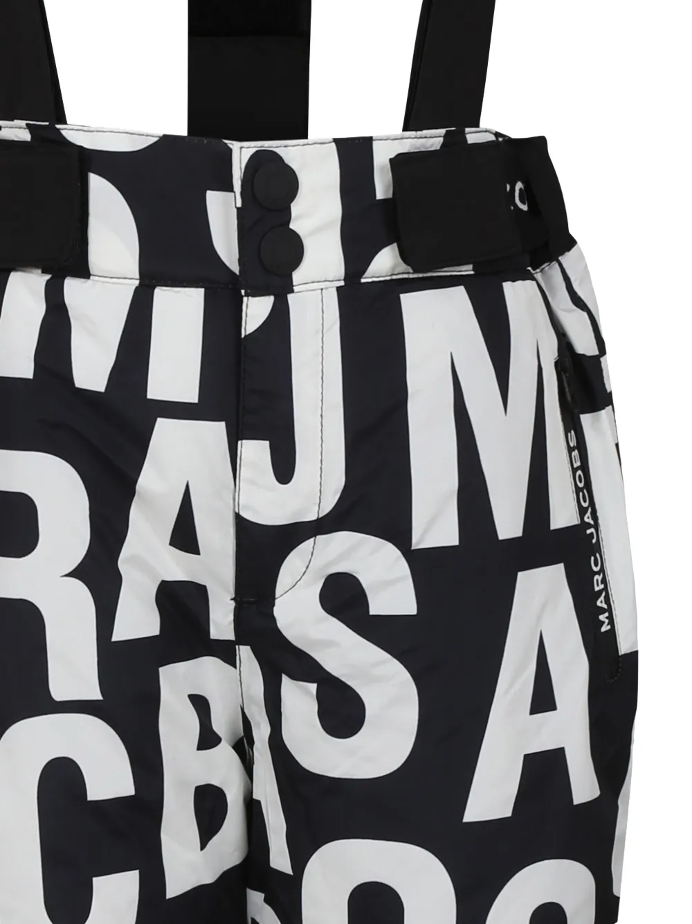 Marc Jacobs Kids Skibroek met logoprint Zwart