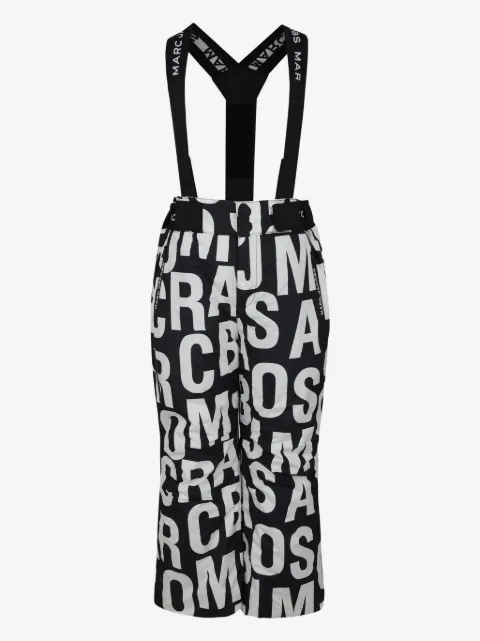 Marc Jacobs Kids Calça de ski com estampa de logo