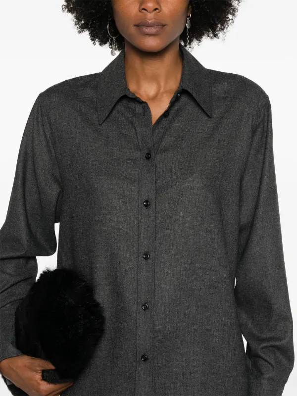 【関税込み】THE ANDAMANE SALLY SHIRT THE ANDAMANE Sally シャツ | グレー | FARFETCH JP