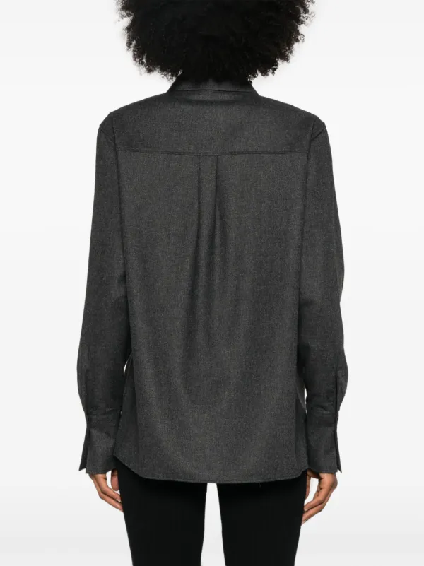 【関税込み】THE ANDAMANE SALLY SHIRT THE ANDAMANE Sally シャツ | グレー | FARFETCH JP