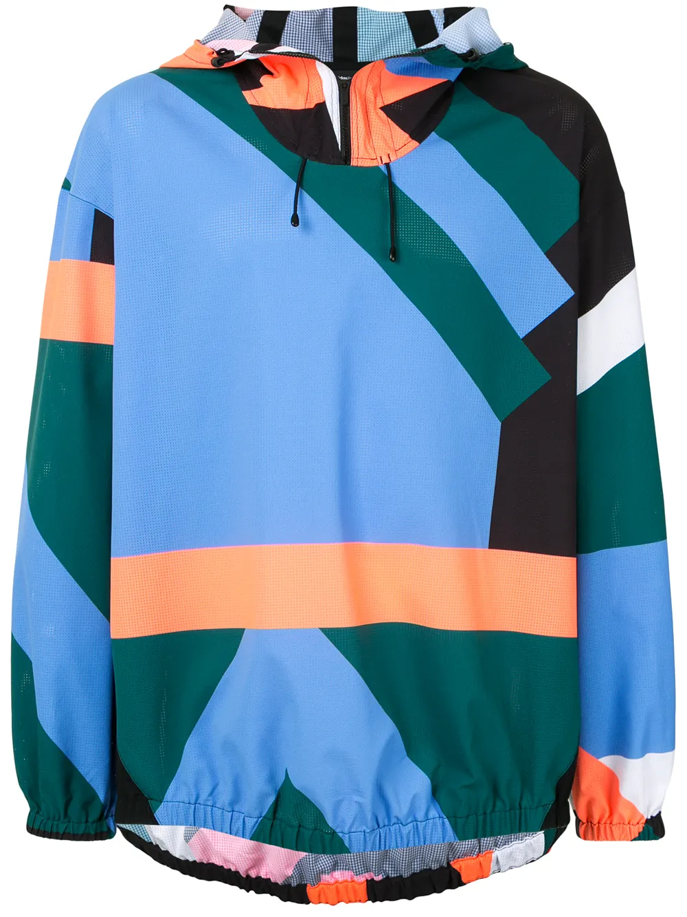 Y-3 Jack met capuchon Blauw