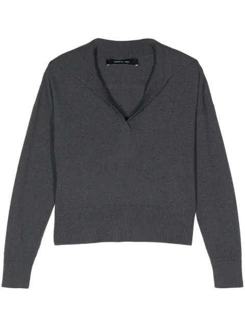 Federica Tosi knitted polo sweater