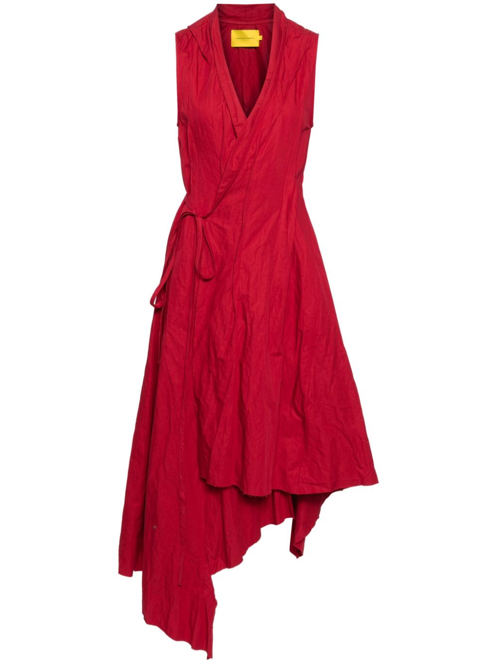 Marques'Almeida sleeveless midi warp dress