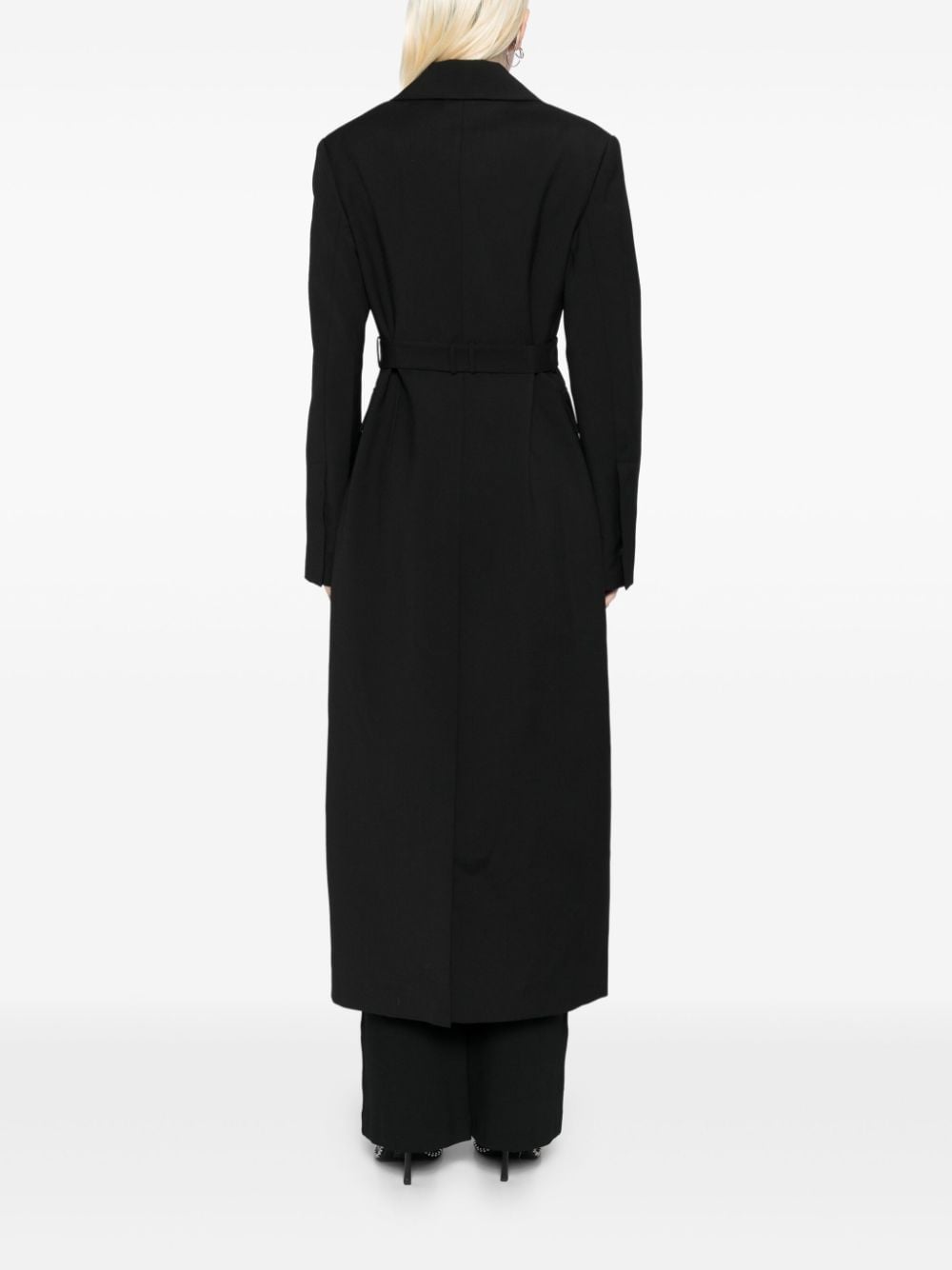 Shop Clea Munro Coat In Black