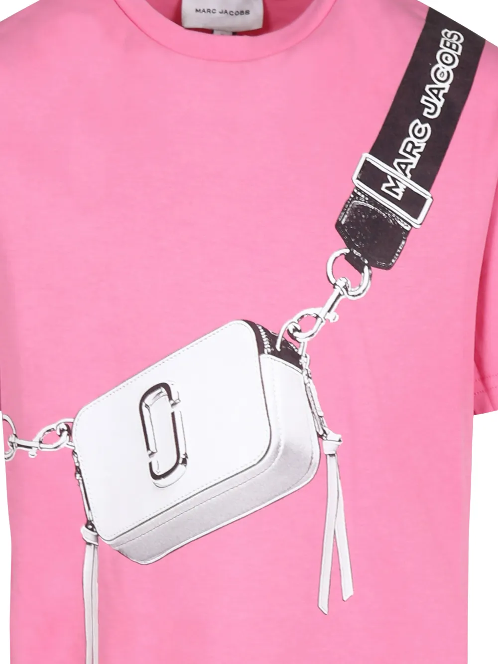 Marc Jacobs Kids T-shirtjurk met logoprint Roze