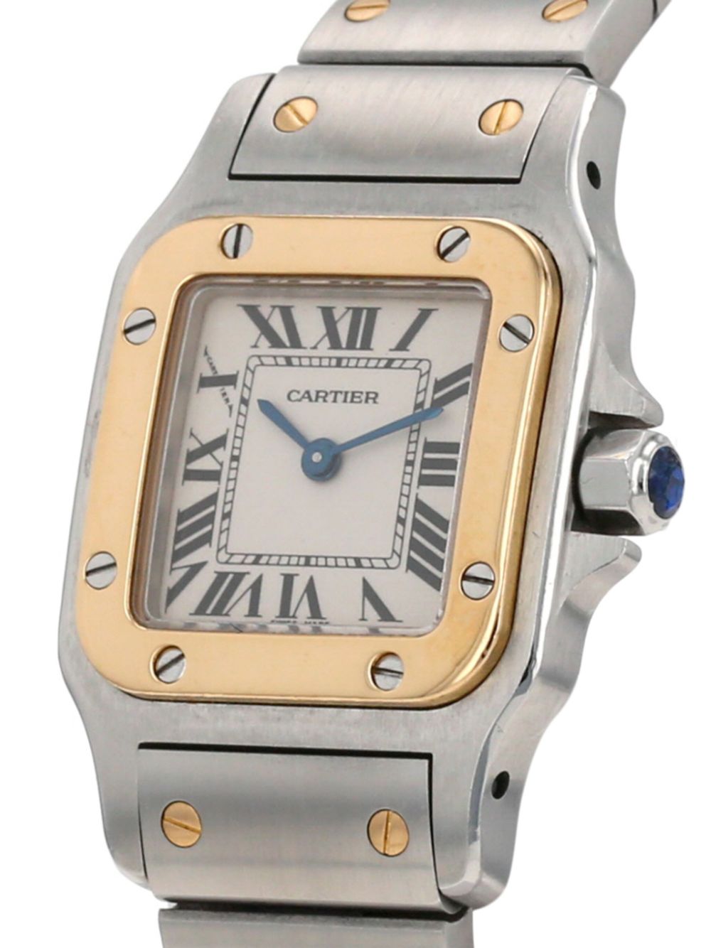 Cartier 2000 pre-owned Santos Galbée 35mm - Beige