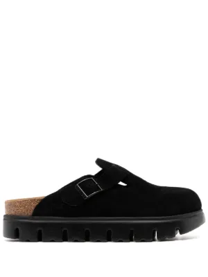 Birkenstock Mule Boston De Camurça | Neutro | FARFETCH BR