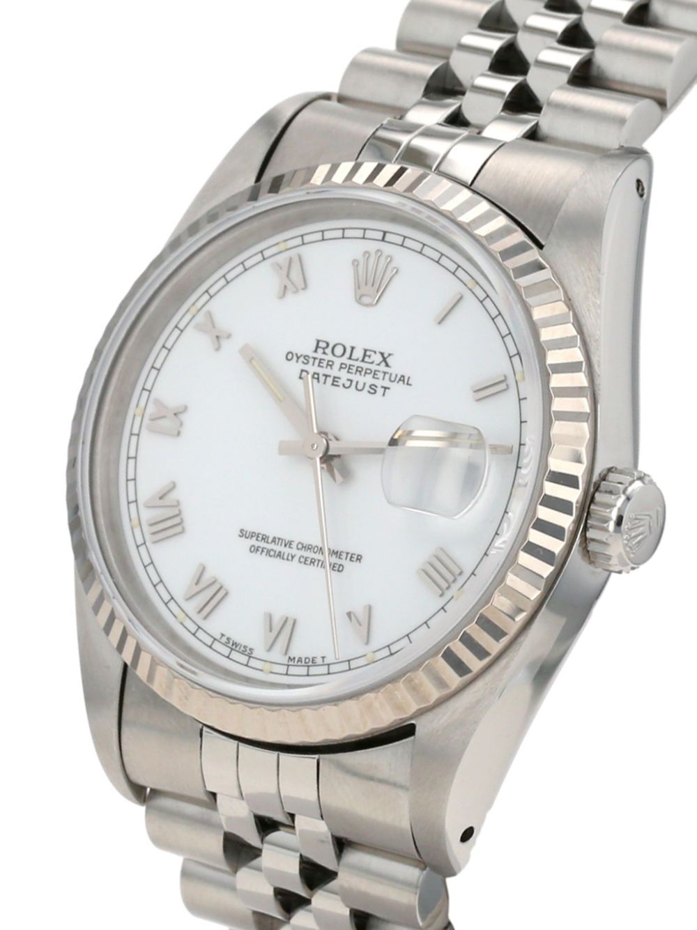 Rolex 1991 pre-owned Datejust 36mm - Wit