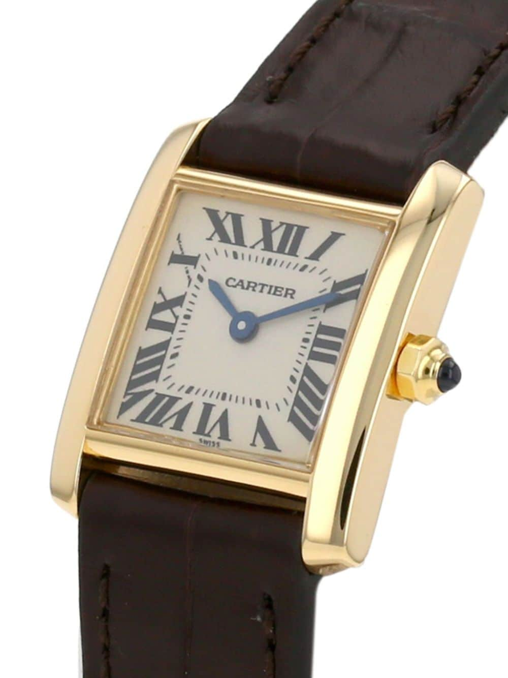 Cartier 1990 pre-owned Tank Française 25mm - Beige