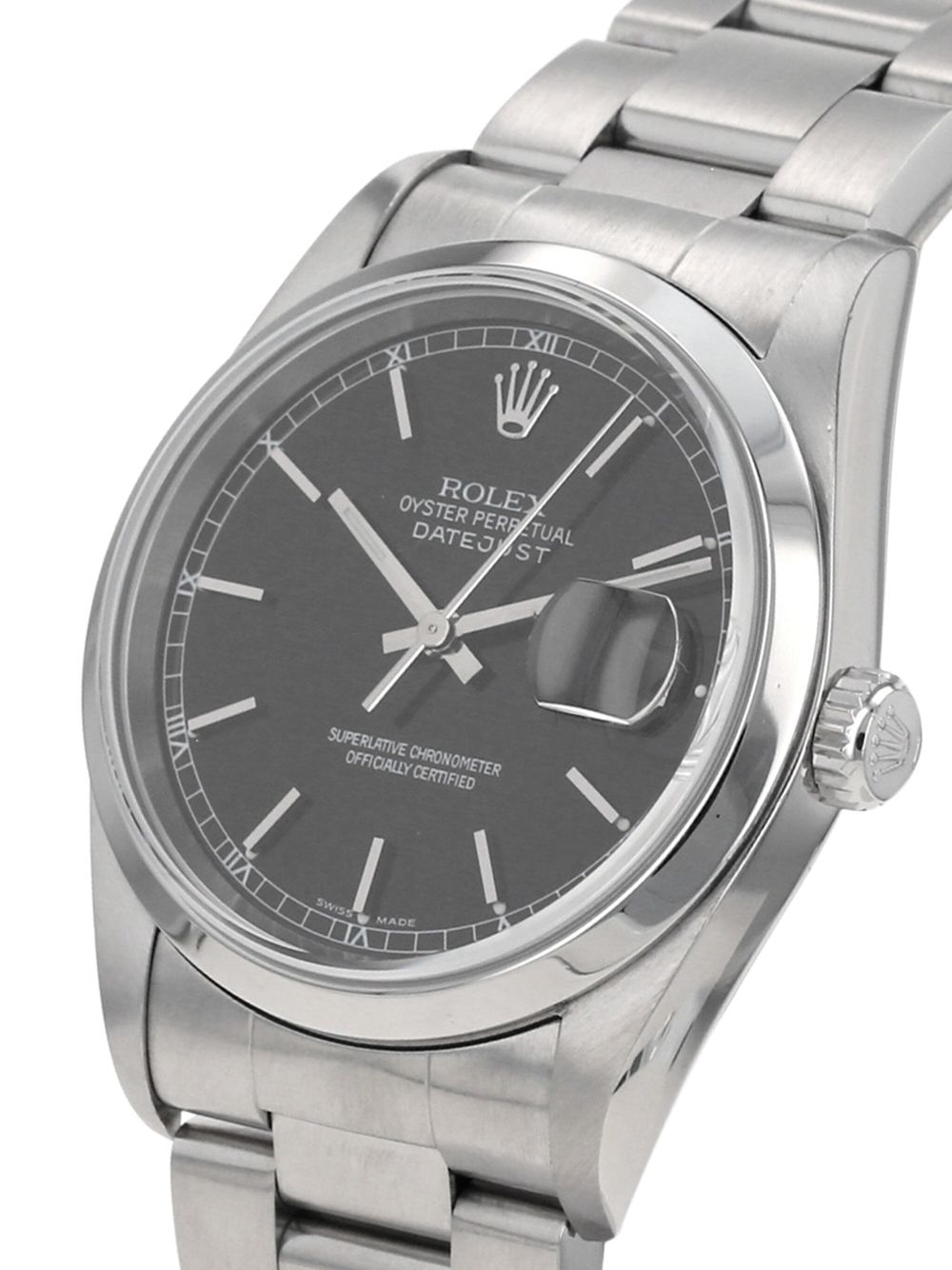 Rolex 2005 pre-owned Datejust 36mm - Zwart