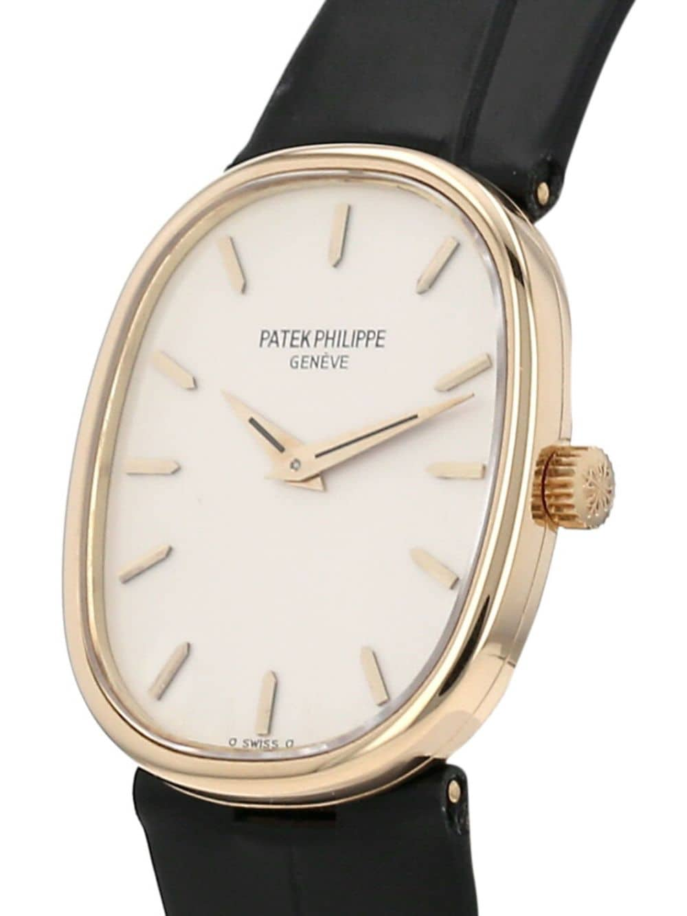 Patek Philippe Pre-Owned 1970s pre-owned Ellipse Lady horloge 23 mm - Black,Cream