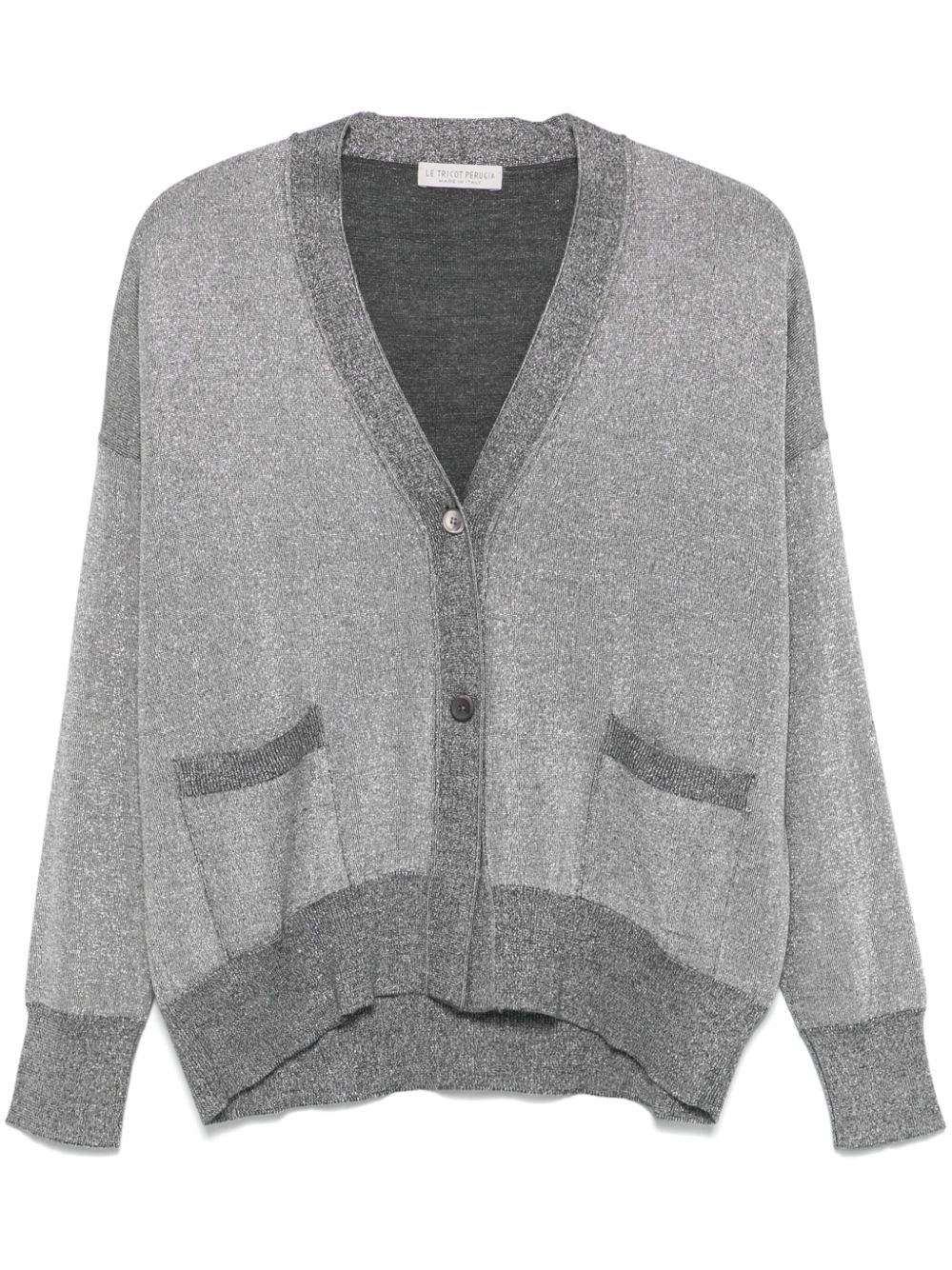 lurex detail cardigan