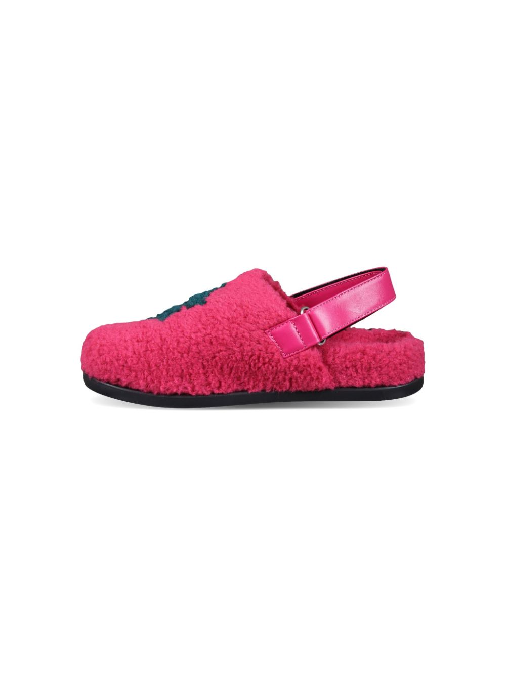 Marni Kids Sandalen van imitatiebont Roze