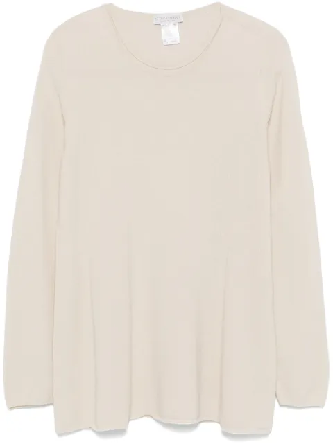 Le Tricot Perugia rolled-trim sweater