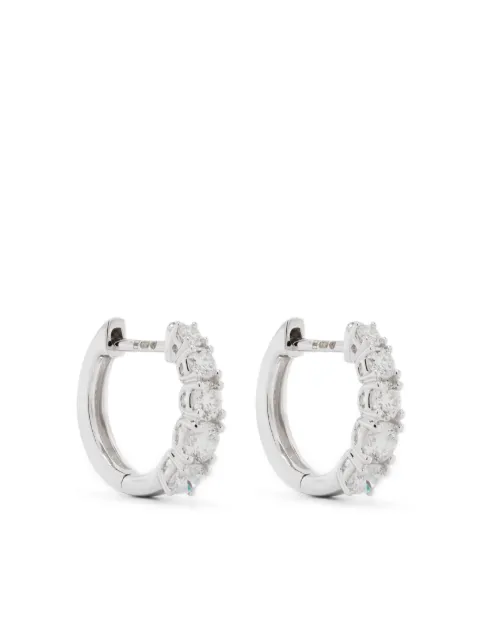 Anita Ko 18K white gold diamond earrings