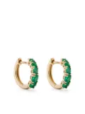 Anita Ko 18K yellow gold emerald earrings