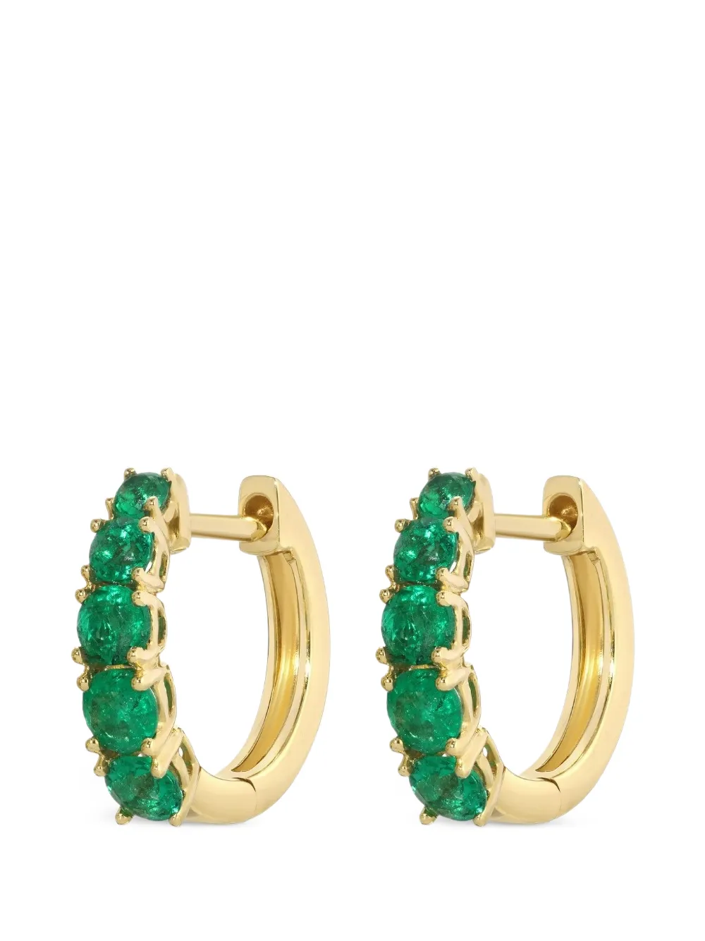 Anita Ko Orecchini in oro giallo 18kt con smeraldi