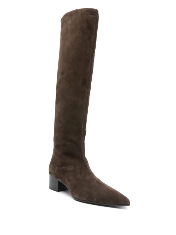 KHAITE 40mm Andee Knee Boots Brown FARFETCH IN - Main Image