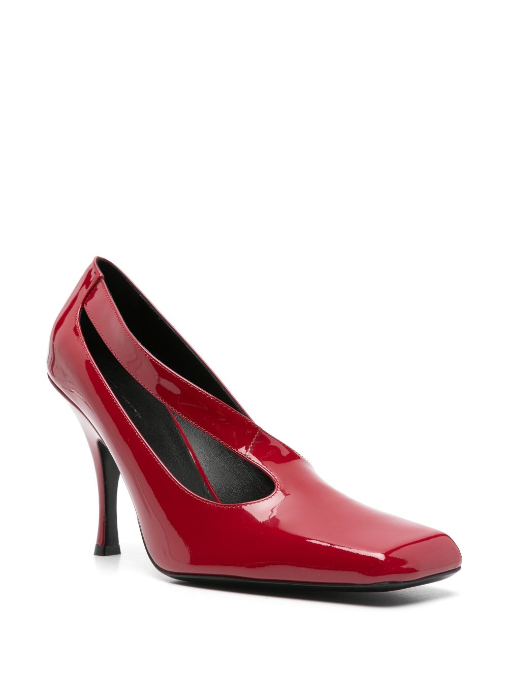 KHAITE 100mm Eva pumps - Rood