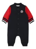 Moncler Enfant logo-patch pajamas - Blue